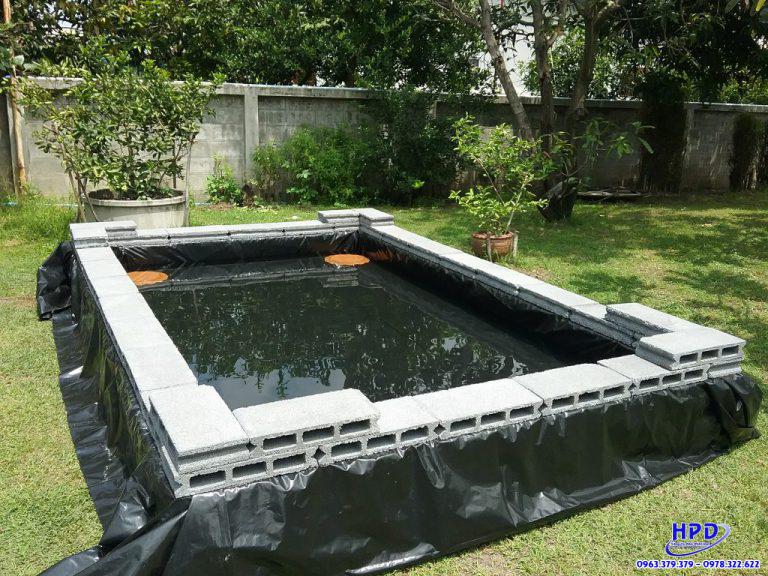 Bạt đen lót hồ