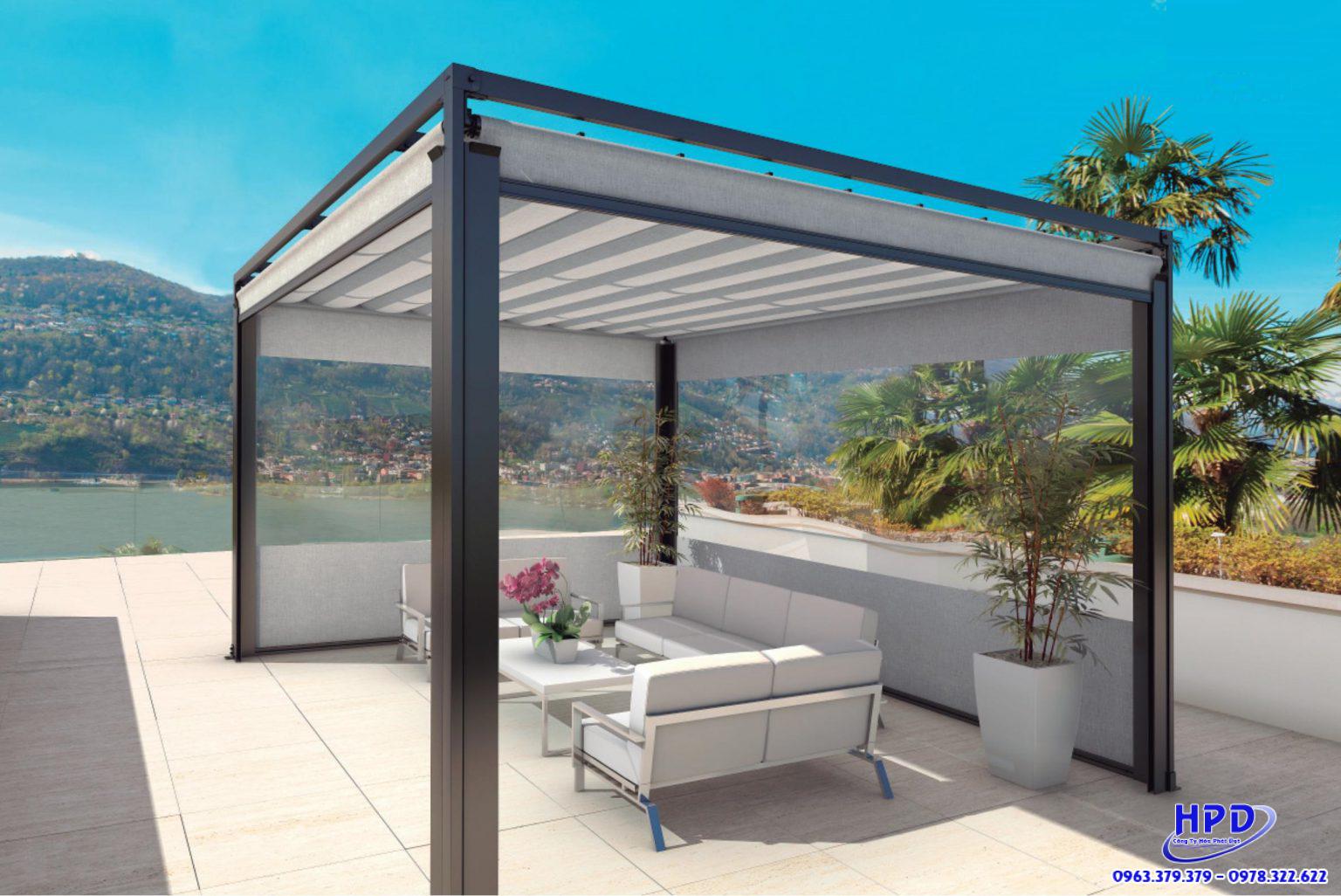Mái che sân thượng