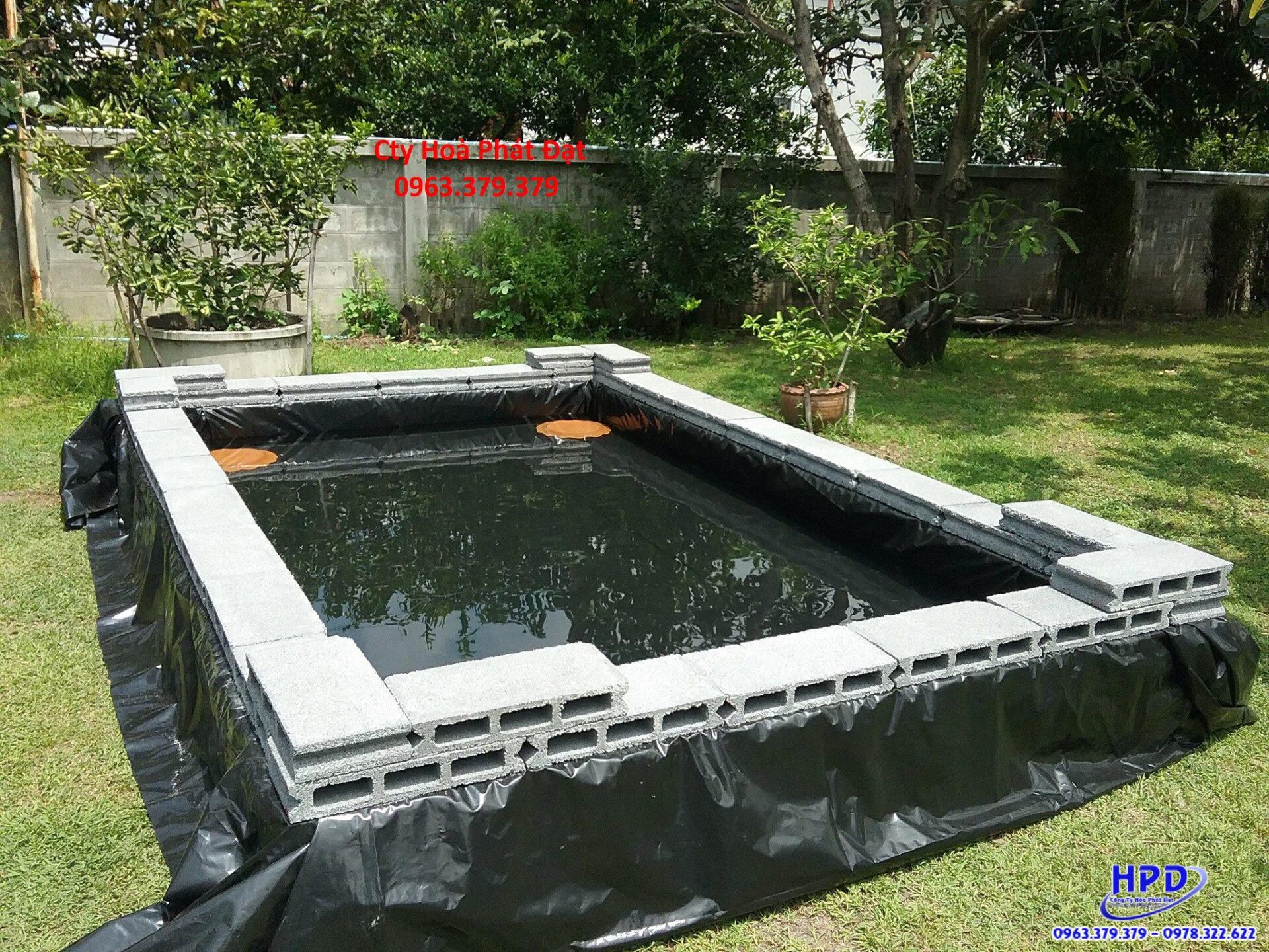 Bạt lót hồ Hậu Giang