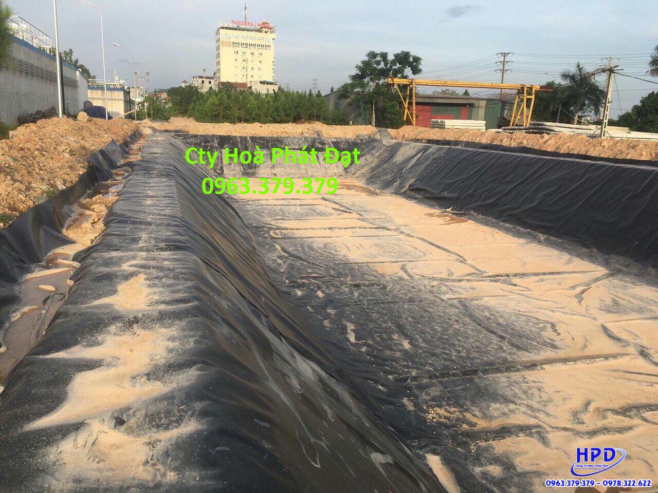 Bạt lót hồ Khánh Hòa