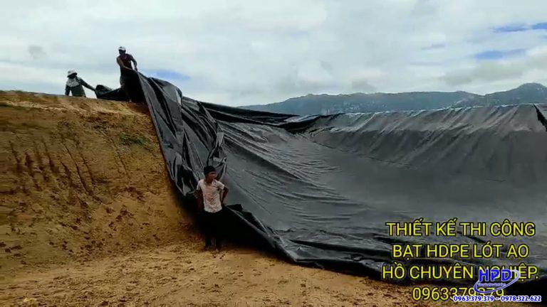 Bạt lót hồ Quảng Bình