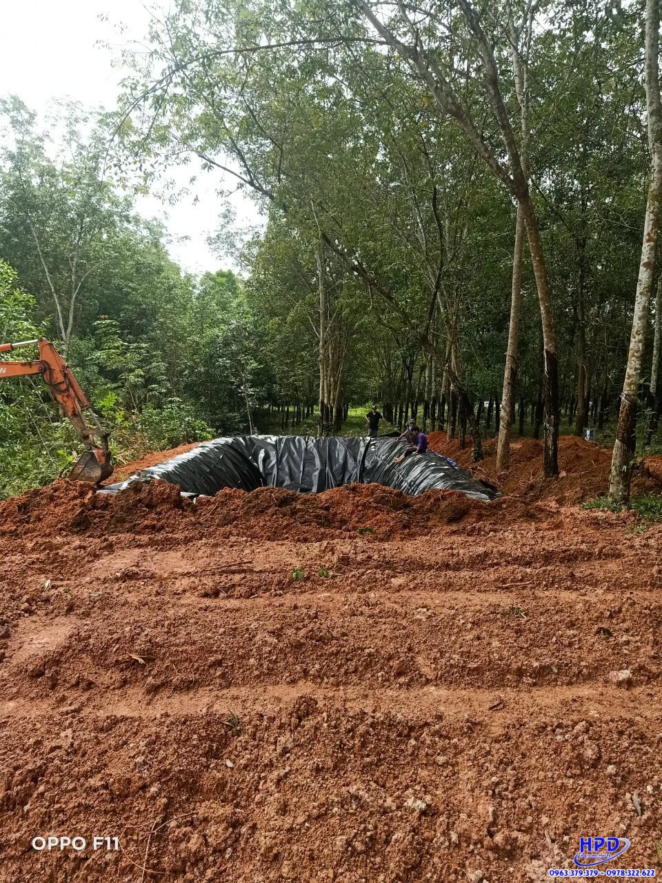 Bạt lót hồ cá HDPE