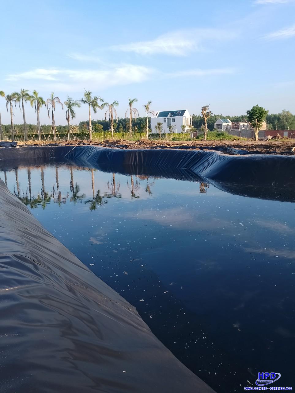 Hình ảnh : Bạt lót hồ cá HDPE có bán quyền của Hòa Phát Đạt - 0963.379.379