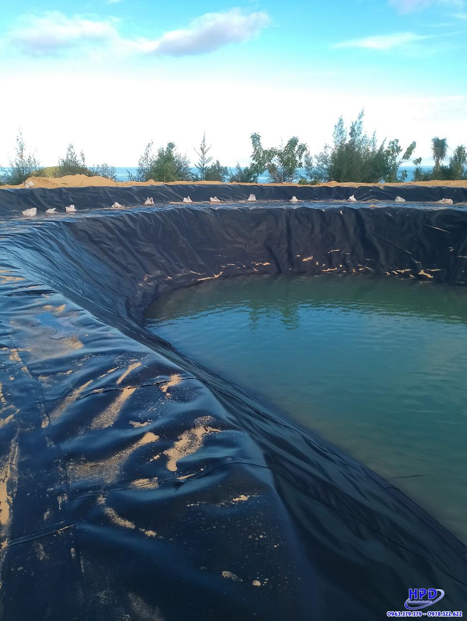 Thi công màng bạt chống thấm HDPE Hòa Phát Đạt