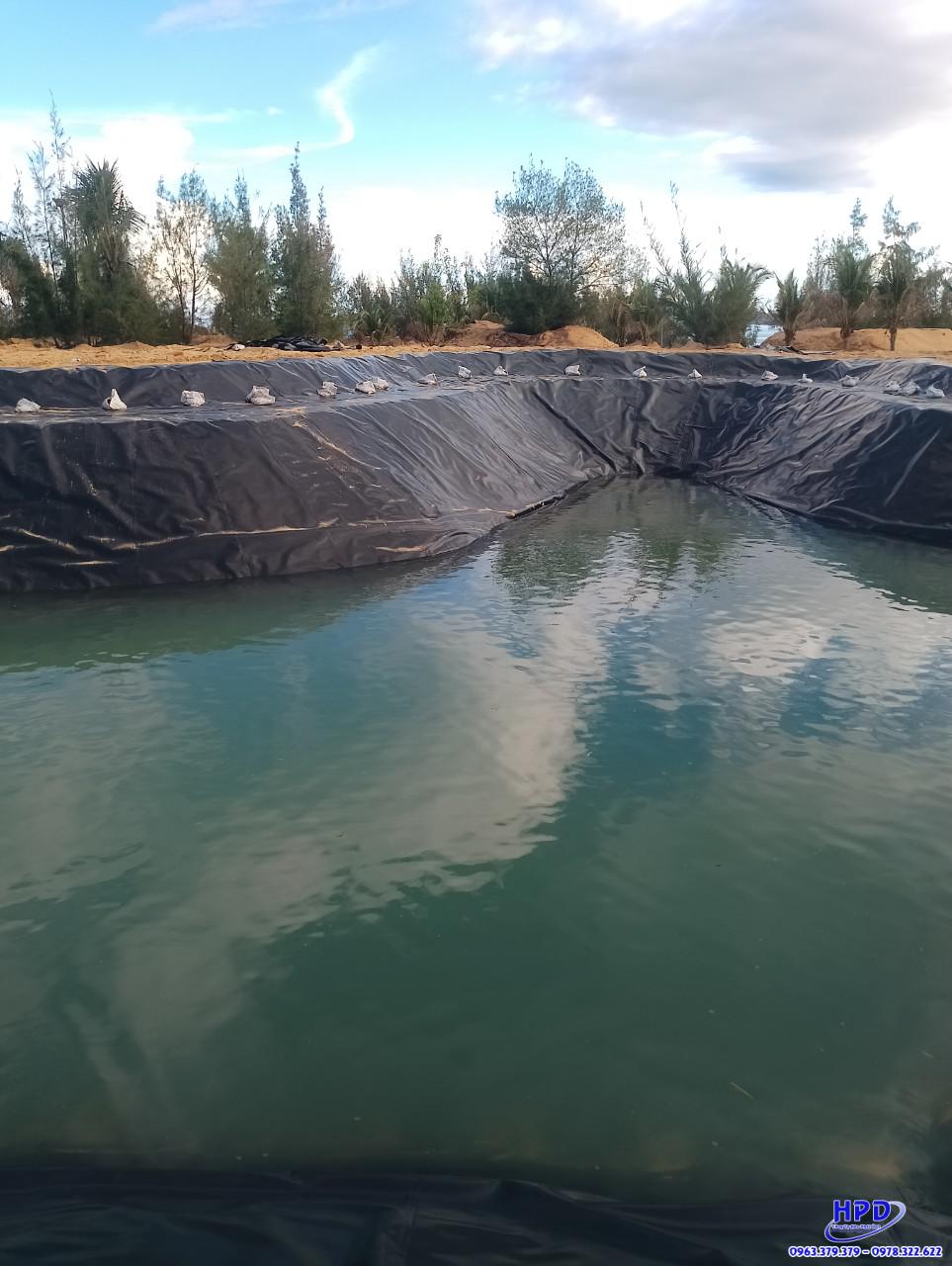 Thi công màng bạt chống thấm HDPE Hòa Phát Đạt