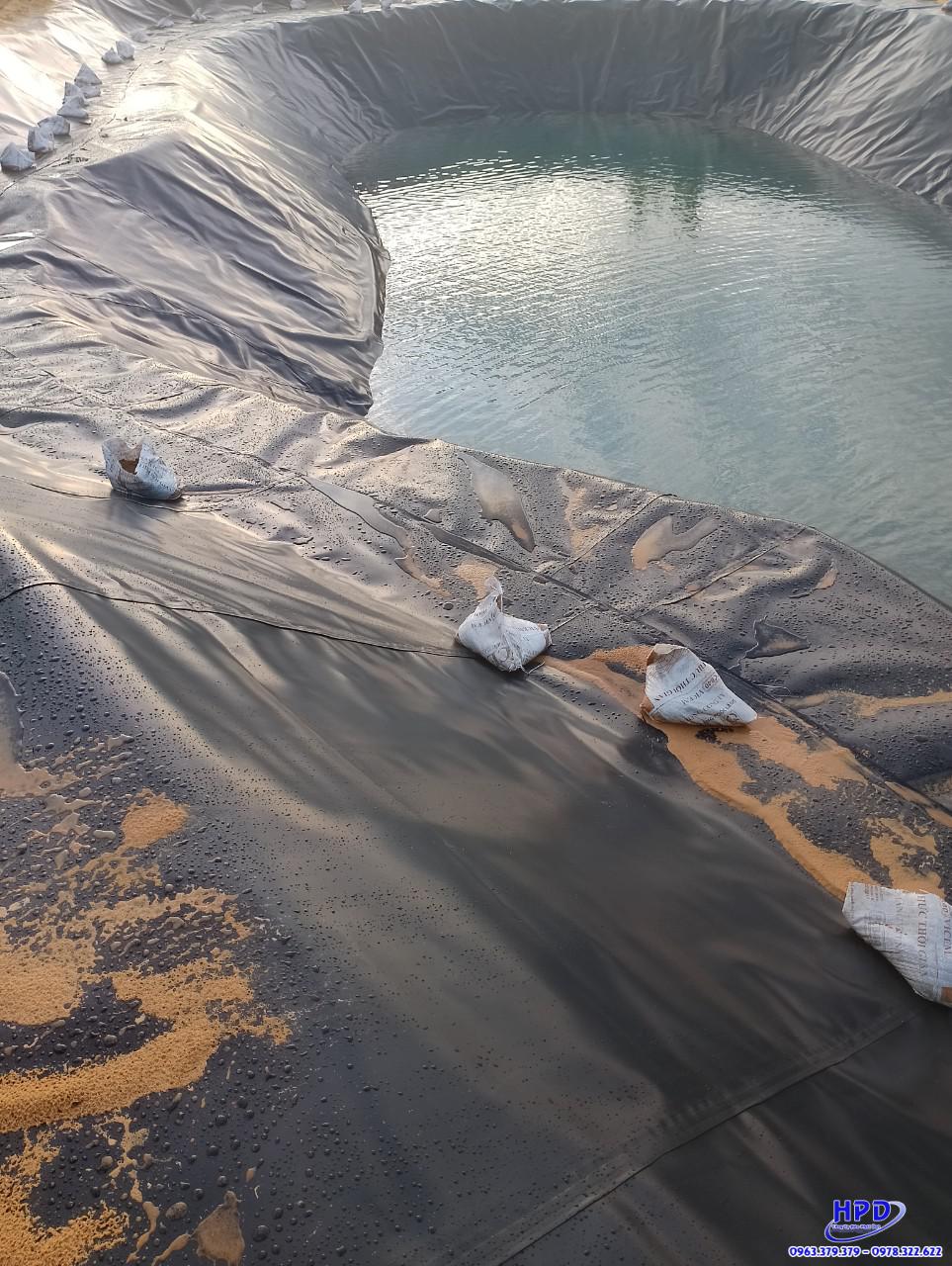 Thi công màng bạt chống thấm HDPE Hòa Phát Đạt
