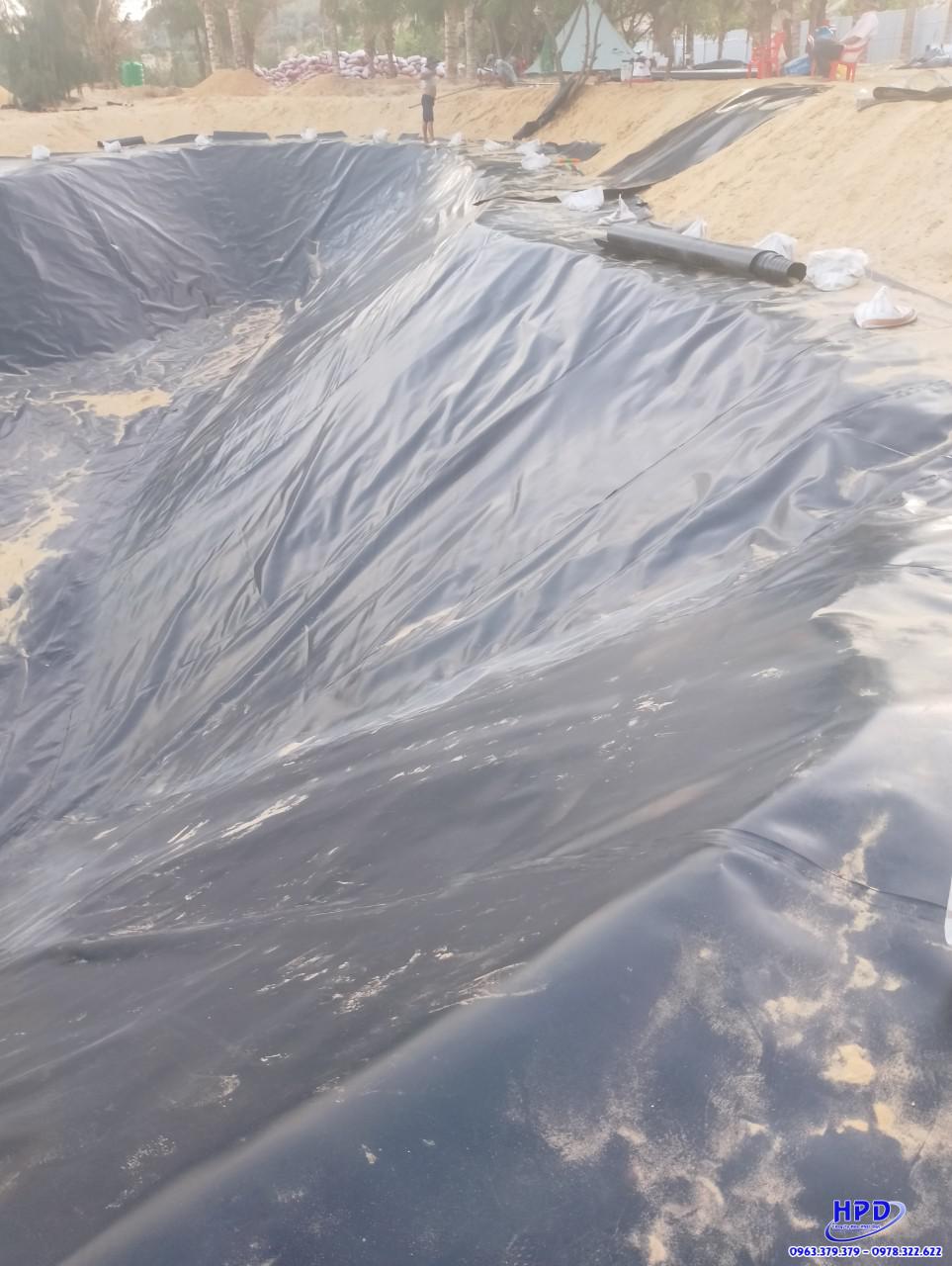 Thi công màng bạt chống thấm HDPE Hòa Phát Đạt