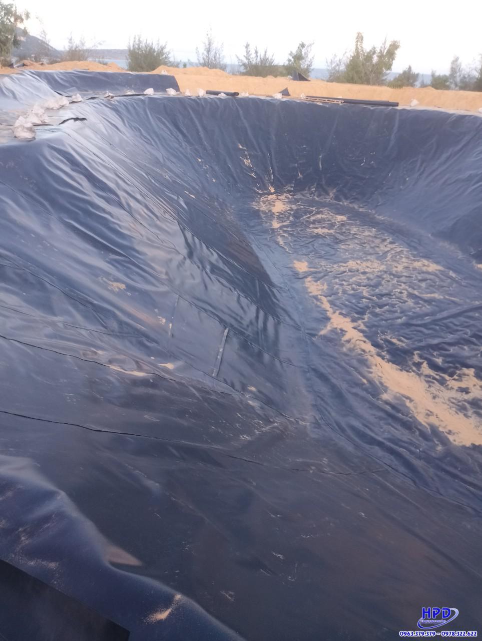 Thi công màng bạt chống thấm HDPE Hòa Phát Đạt