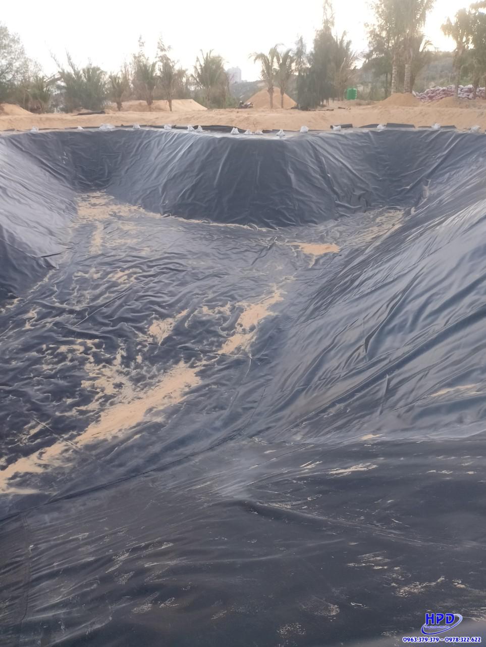 Thi công màng bạt chống thấm HDPE Hòa Phát Đạt