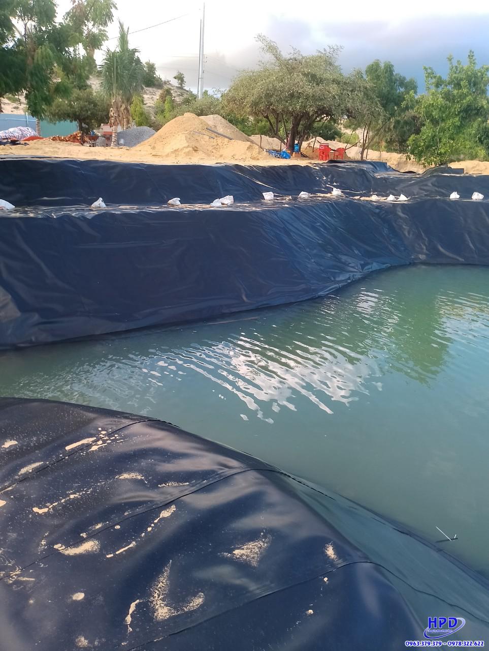 Thi công màng bạt chống thấm HDPE Hòa Phát Đạt