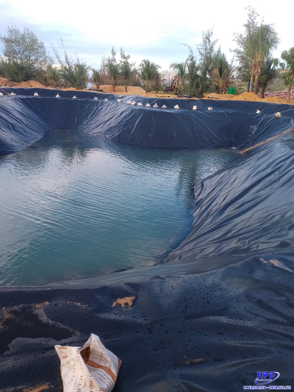Thi công màng bạt chống thấm HDPE Hòa Phát Đạt